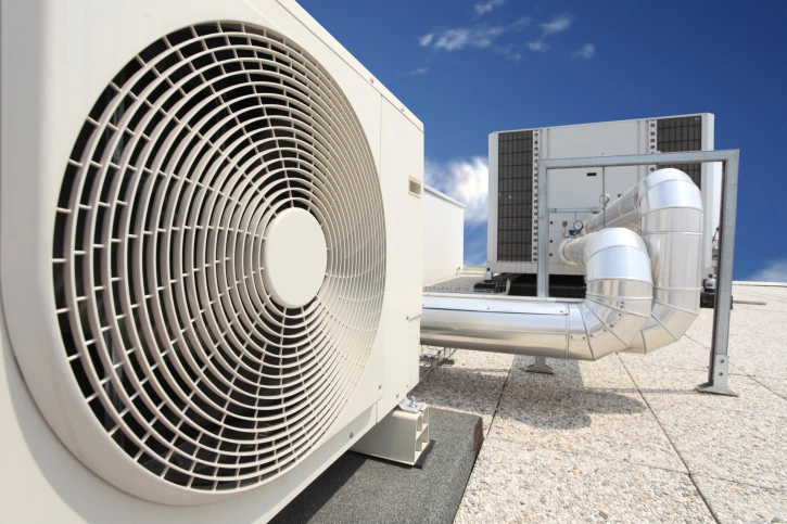 Repaired AC unit